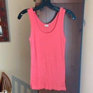 Splendid coral ribbed tank 🩷🌸 Barbiecore! 🎀